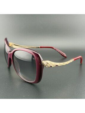 Roberto Cavalli MIZAR 917S-A 71B Sunglasses Red Square Gray Gradient 57-17-135